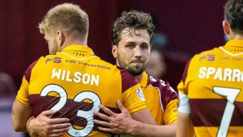 Motherwell lead 2-0 at Fir Park