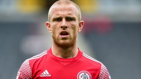 David Morgan in action for Accrington Stanley