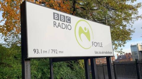Radio Foyle sign