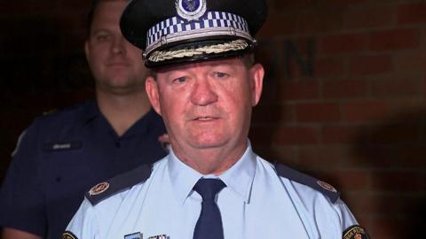 Police speaking about Sydney attack