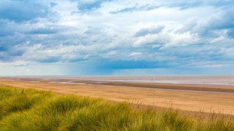 A section of the Lincolnshire coast at Mablethorpe