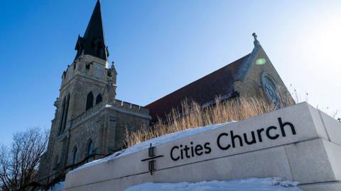 An exterior photo of Cities Church in St Paul, Minnesota