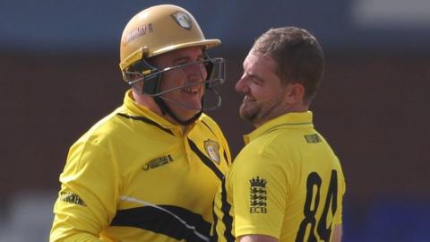 Hawks' wicket-keeper Kevin Baker playing in the Disability Premier League