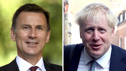 Jeremy Hunt and Boris Johndon