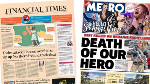 Front pages