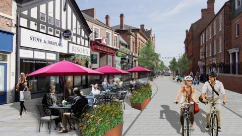 An image of what the improved Coniscliffe Road might look like