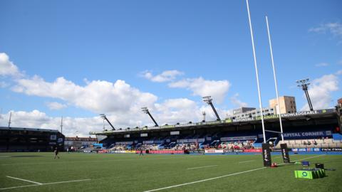 A general view of Cardiff Arms Park