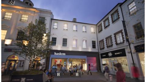 artists impression of Lisburn hotel