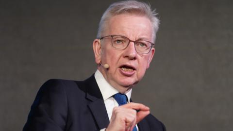 Michael Gove speaks at the Convention of the North conference (file photo)