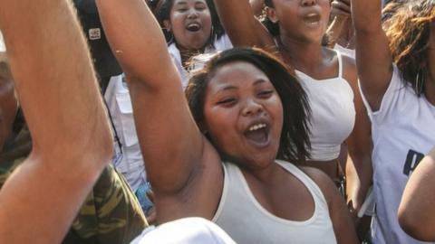 Madagascar opposition meeting
