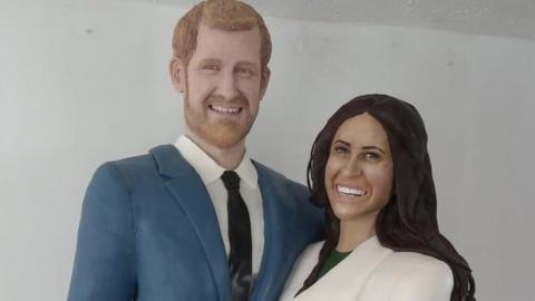 The Harry and Meghan cake