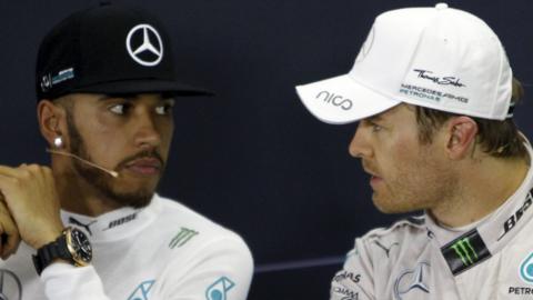 hamilton and rosberg