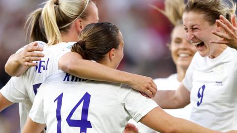 England celebrate