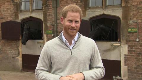 Prince Harry announces birth of son