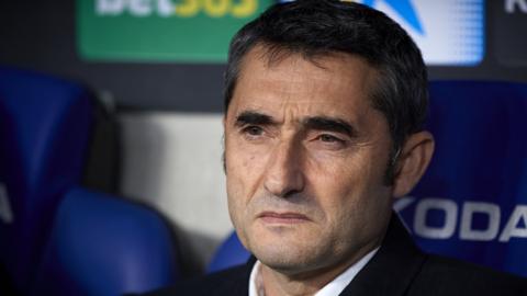 Barcelona coach Ernesto Valverde