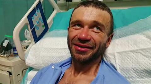 Alexander Gukov in hospital