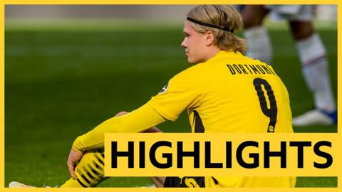 Borussia Dortmund's Erling Braut Haaland