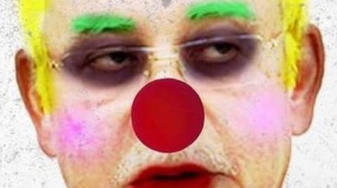 PM as clown