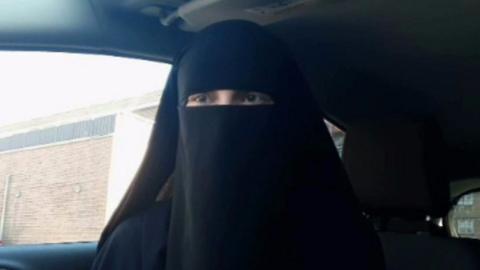 A woman in Denmark says she will continue to wear a niqab in public, despite having received a fine.