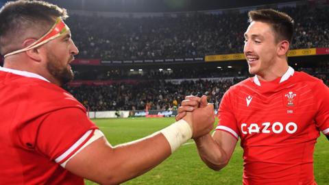 Wyn Jones and Josh Adams