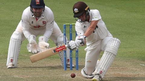 Tom Lawes batting for Surrey