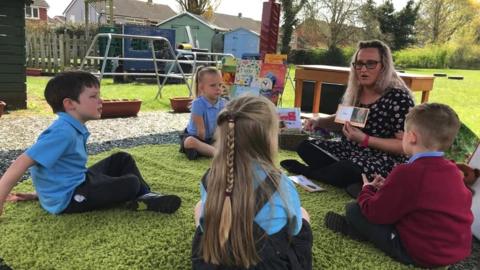 children at Ryders Hayes primary school in Walsall