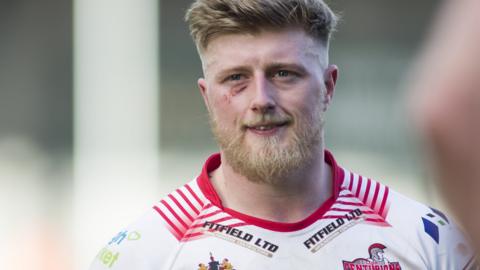 Danny Addy in action for Leigh Centurions