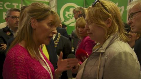 Martina Anderson and Karen Bradley