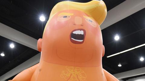 Trump blimp