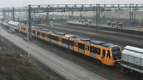 The first new Tyne and Wear Metro train