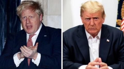 Boris Johnson and Donald Trump