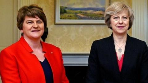 Arlene Foster and Theresa May