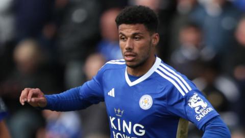 James Justin in action for Leicester