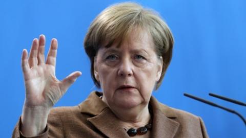 German Chancellor Angela Merkel