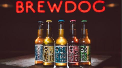 BrewDog screen grab