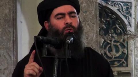 Baghdadi in Mosul in 2017