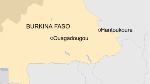 Map of Burkina Faso