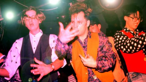 Clubbers at the Hacienda in 1988