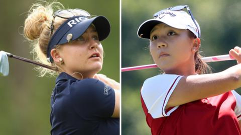 Charley Hull and Lydia Ko