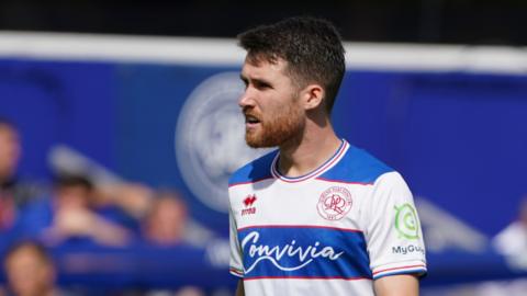 Paul Smyth (centre) playing for QPR