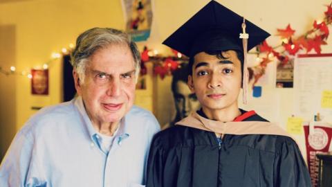 Ratan Tata and Shantanu Naidu