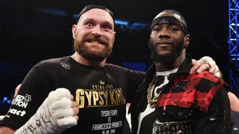 Tyson Fury and Deontay Wilder