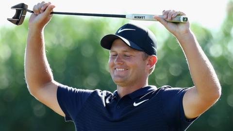 Tom Lewis winning the 2018 Portugal Masters