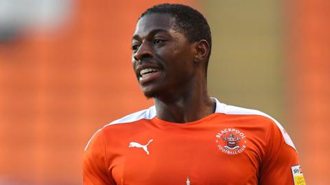 Sullay Kaikai in action for Blackpool