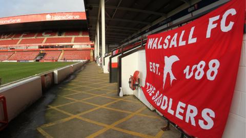 Flag at Walsall's home ground