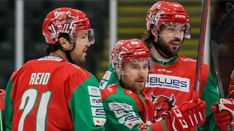 Cardiff Devils celebrate