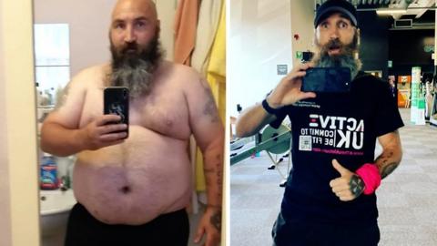 Richard Wilcox's weight loss transformation