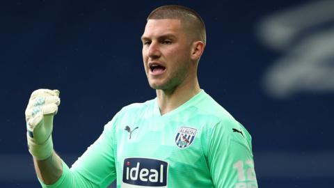 West Brom and England goalkeeper Sam Johnstone