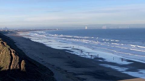 Saltburn coast