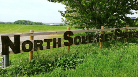 North Somerset Show sign